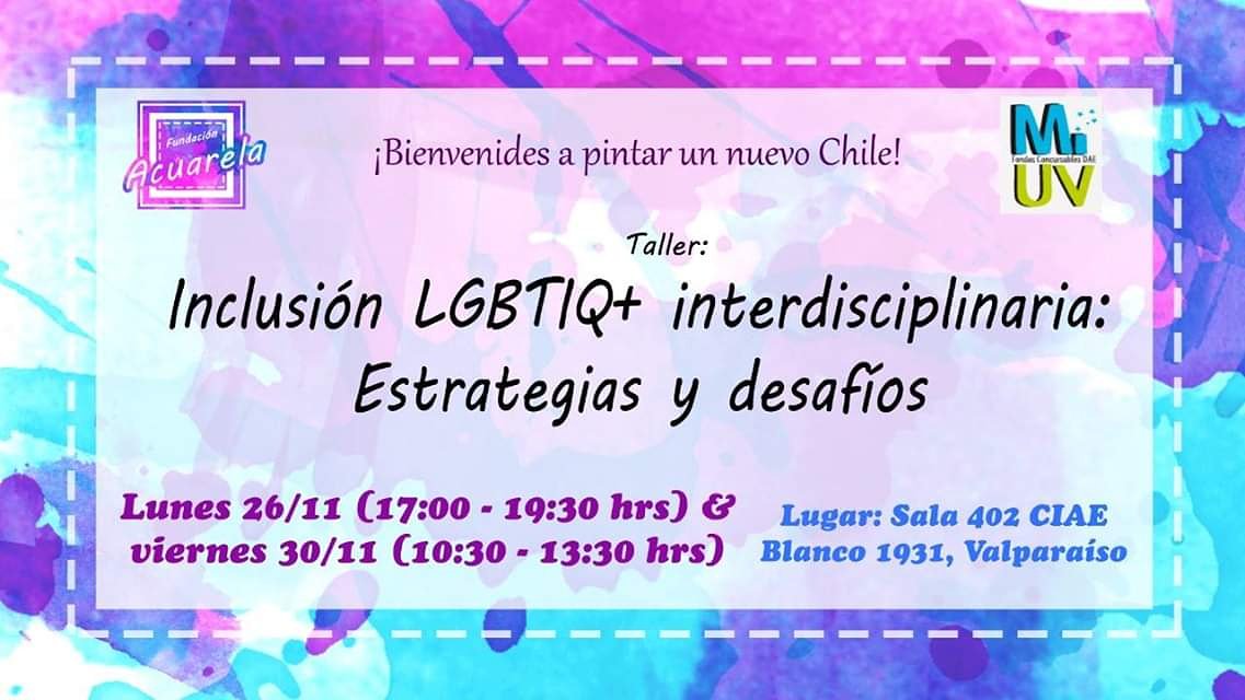 FAcuarela's tweet photo. Dejamos a todes invitades, los talleres son con previa inscripción así que si deseas participar, rellena el siguiente formulario 😊.

https://t.co/SyBu6mgypb https://t.co/y0rfYHWqwO
