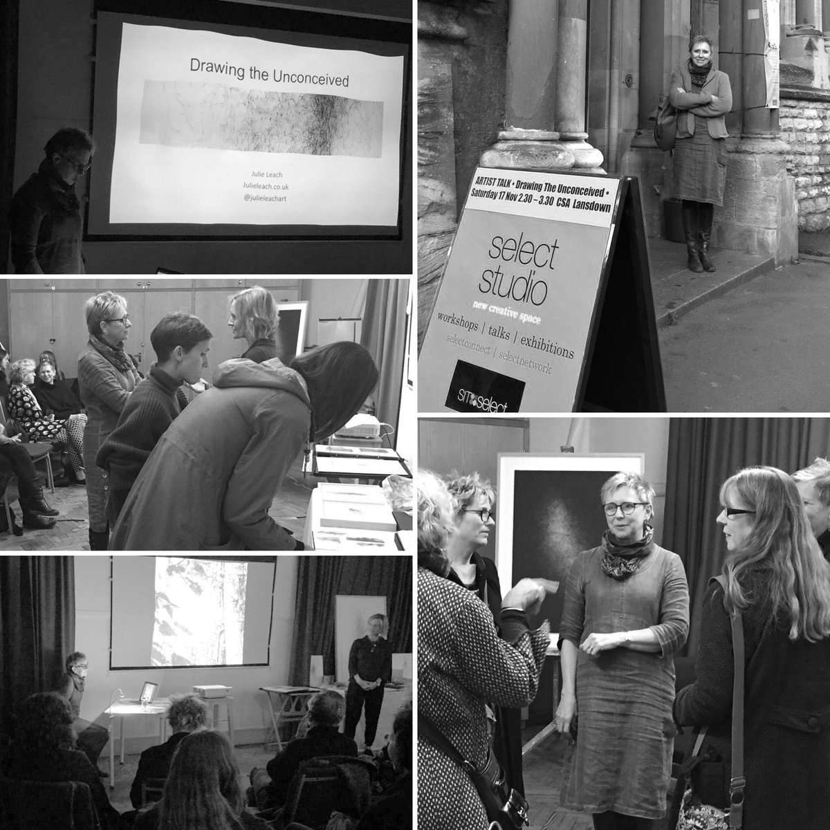 julieleachart's tweet photo. Thanks to the lovely people who came to my #artiststalk #DrawingtheUnconceived on Saturday at #SelectConnects in #Stroud. Thanks also to @nick_grellier and Lizzi Walton @sitselect for creating these opportunities and for being great hosts. The homemade biscuits were delicious! https://t.co/fDuoAjJRqi