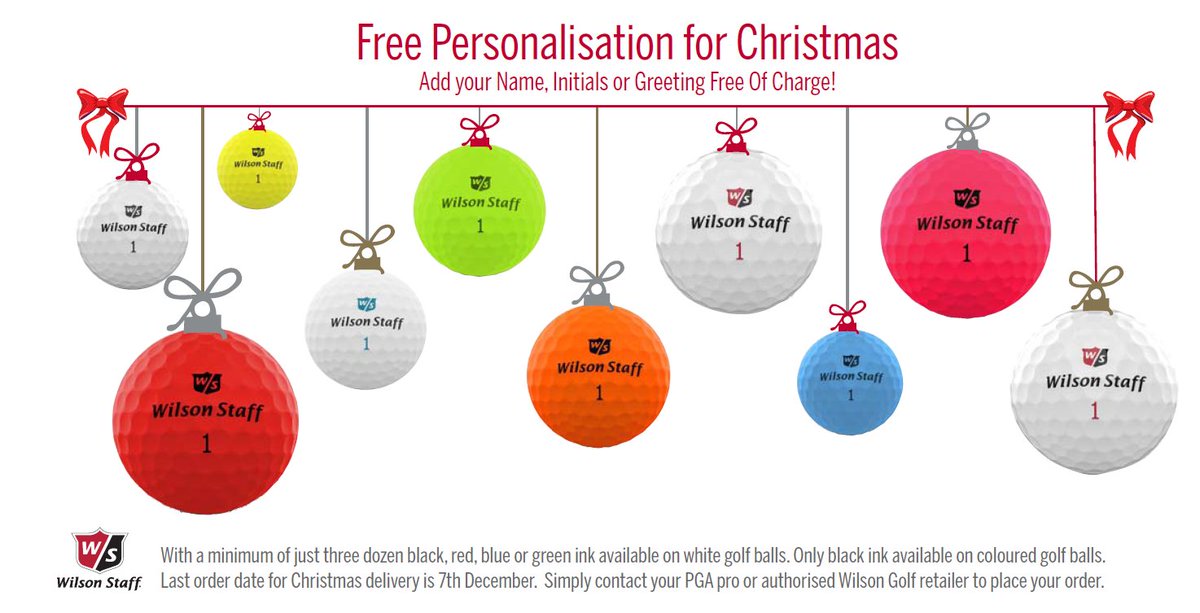 parsonsdrew1's tweet photo. Free personalisation offer on the #dx2soft this Xmas, contact your local @WilsonGolf retailer for info https://t.co/SsblefOziW