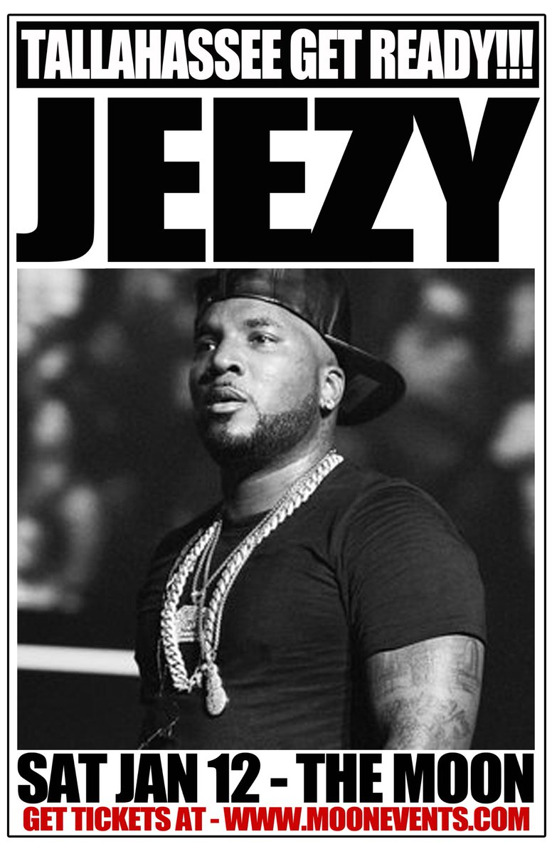 DJDEMP's tweet photo. Tallahassee Get Ready!!!
@Jeezy Performing Live☃️
Saturday January 12
@ The Moon
Get Tickets at https://t.co/njan5rqeHr
For VIP or More Info 850.590.6300
#TM104 is on the Way!!!!!
#DempWeek22 #DempWeek #Tallahassee #TheMoon #Avion #8732 #SnoGo https://t.co/0VUmdvgO2m