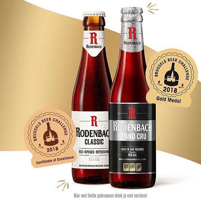 BlueRidgeBev's tweet photo. Congrats @rodenbachusa ・・・
Giving "Thanks" early for the Gold Medal we received for #RodenbachGrandCru at the Brussels Beer Challenge. #SourBeer #BelgianBeer #brusselsbeerchallenge2018 #rodenbachClassic #foederbeer @rodenbachbeer https://t.co/7UBQYNPEux https://t.co/Ba2K0Ue3xV