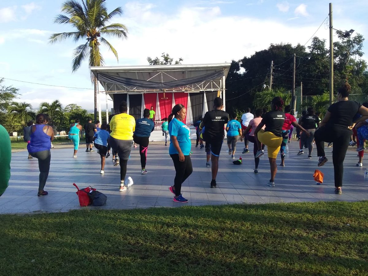 NHFJamaica's tweet photo. Highlights from our Work-it-out Challenge Exercise Session @ Police Officer's Club. Saturday, November 17, 2018.
📍Over 1,500 particpants entered the 2018 #NHFWORKITOUT challenge.
To all our #NHFworkitout Challengers, let's keep pushing. https://t.co/1bZoOdWov9