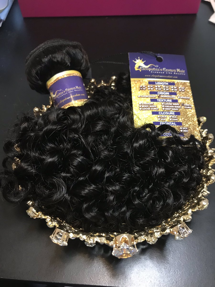 CleopatrasCrown's tweet photo. Hey #Queens.🚨#BlackFridayHairDeals🚨 on our Mongolian Kinky Curly 10”-30” #VirginBundles, 10”-20” closures &amp; frontals &amp; 8”-24” lace wigs.

To purchase go to https://t.co/Ol07HeI4go. #CleopatrasCrownHairExtensions #CrownedLikeRoyalty™ #hairextensionssale #BundleDealSales https://t.co/37PtukImMG
