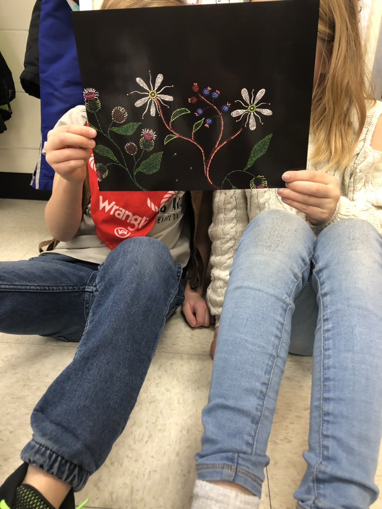 degelmanc's tweet photo. So excited to take up the work of @christibelcourt with my class they loved exploring the Medicines that Heal Us prints today! @PrairieValleySD https://t.co/kmHLNKoW4n