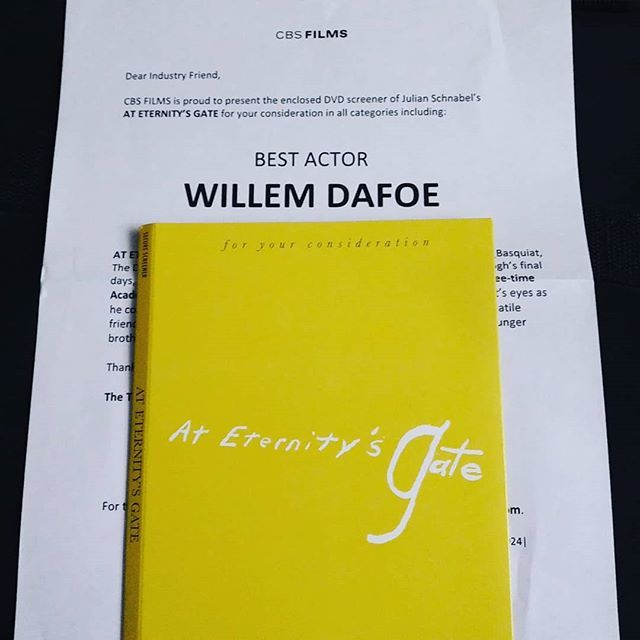 twotrey23's tweet photo. #awards screener delivery today: #AtEternitysGate @ateternitysgatefilm . #WillemDafoe #OscarIsaac #RupertFriend #JulianSchnabel #VincentVanGogh #VanGogh #art #artist #CBSFilms #film #cinema #movies #movie🎬 #films #awardseason #awardsseason #award https://t.co/9Sg3SGlIAd https://t.co/7GqHnr4lLs
