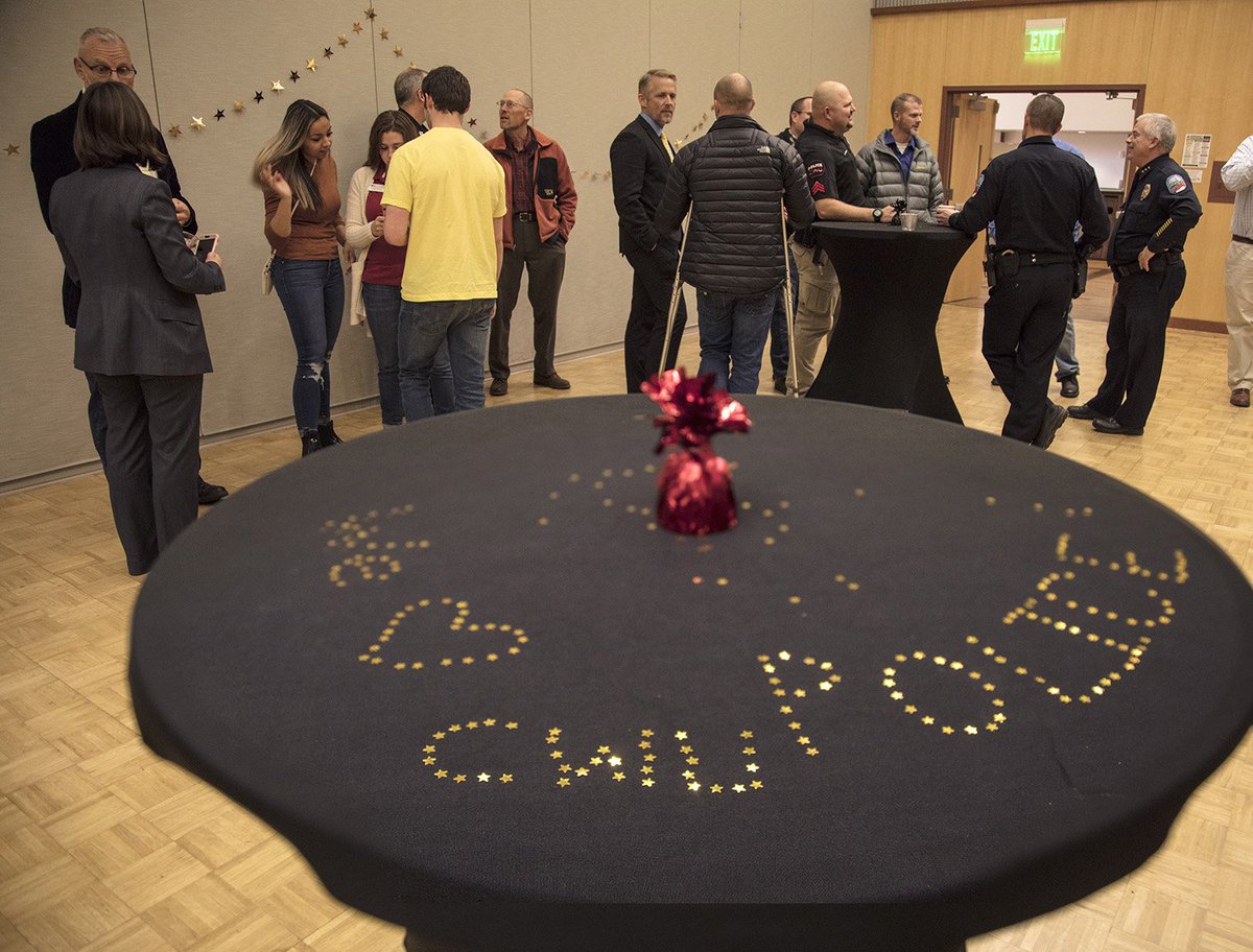 <a href="/CentralWashU/">CWU</a> University Police and Public Safety was honored on campus today for being named the Western Association of Campus Law Enforcement Administrators (WACLEA) 2018 Department of the Year. 
CWU’s Pete Ross was also named WACLEA's 2018 Officer of the Year. <a href="/cwu_police/">CWU Police & Public Safety</a>