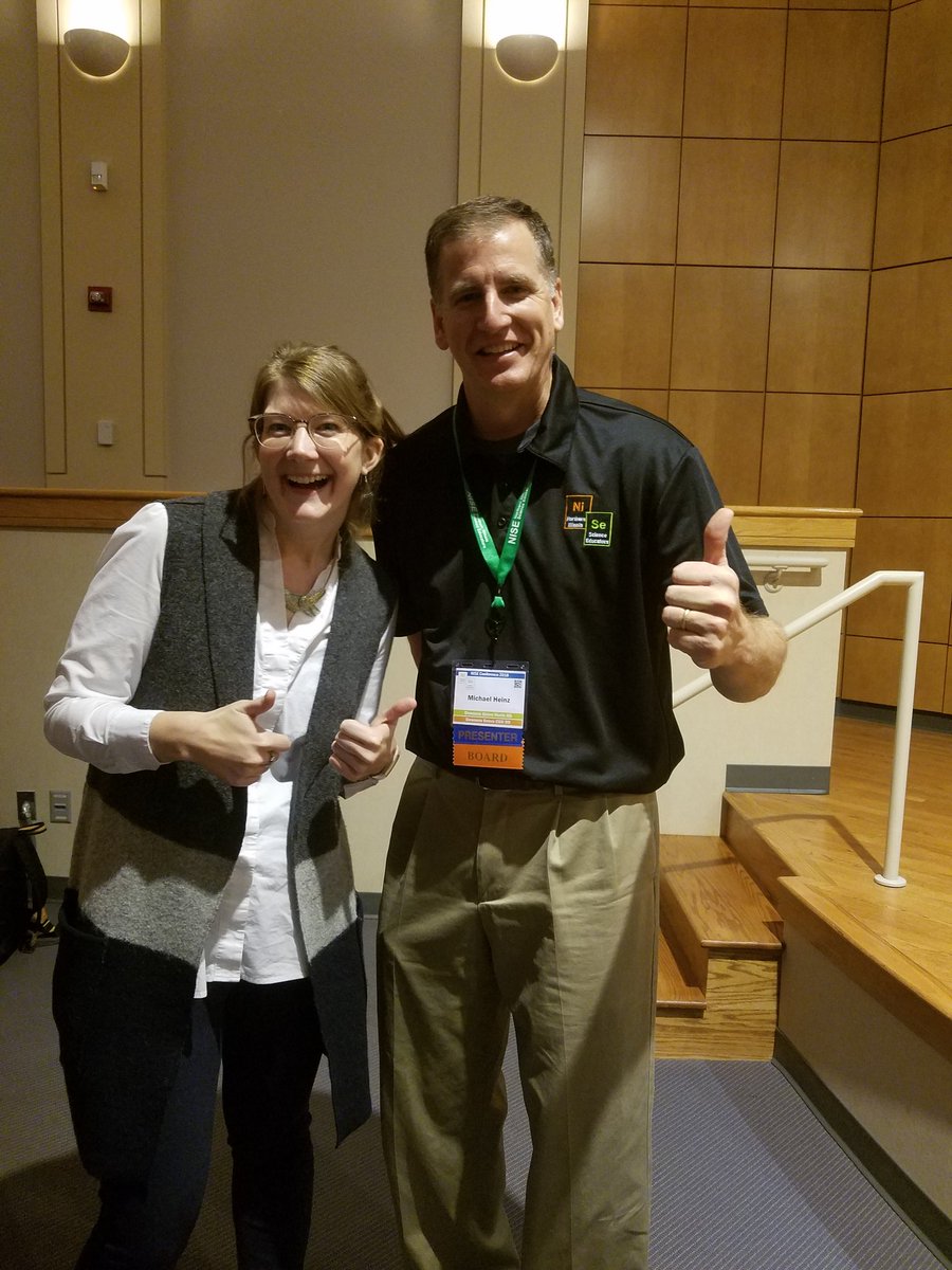 mjheinz57's tweet photo. Thank you @Ehmee for sharing your time, expertise, and passion with us at #NISE2018 @NISE_US https://t.co/FArCLP6DbQ
