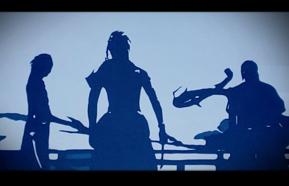 みかぽん 切り絵geek 1時間チャレンジ第2弾 暁ノ糸を切ってみました 雲の感じを出すのが難しくて諦めました ヽ W ﾉ 白黒モノクロ同好会 切り絵 シルエット 和楽器バンド 暁ノ糸