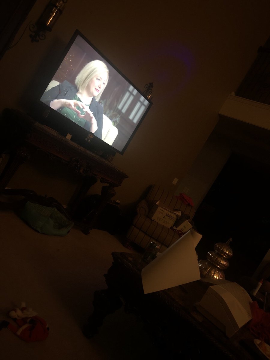 KatieMartell's tweet photo. Love this -- @jjulian wins best text of the day... my interview with @MizzBritta on the big screen. I hope there's popcorn. https://t.co/SDXjogSWTq