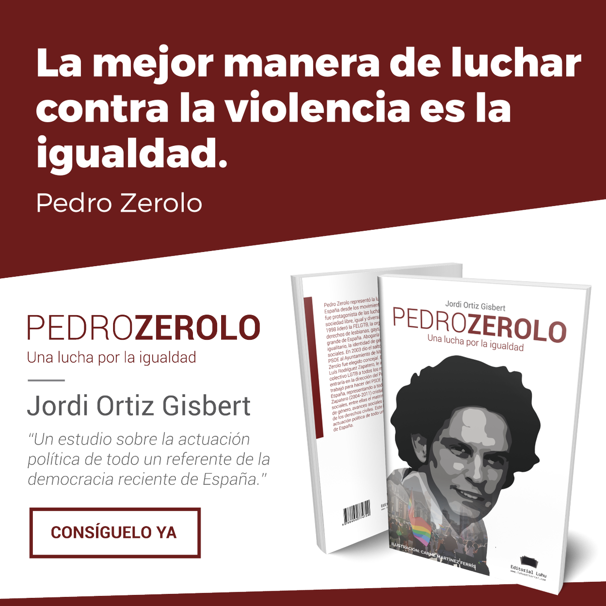 LUHUEditorial's tweet photo. Pedro Zerolo "la mejor manera de luchar contra la violencia es la igualdad" 
Libro en Pedro Zerolo, una lucha por la igualdad:
❤️Amazon: https://t.co/zkckpsWPWQ
❤️ tienda Luhu: https://t.co/dB79G8l3l5 https://t.co/i7Z7sooygl