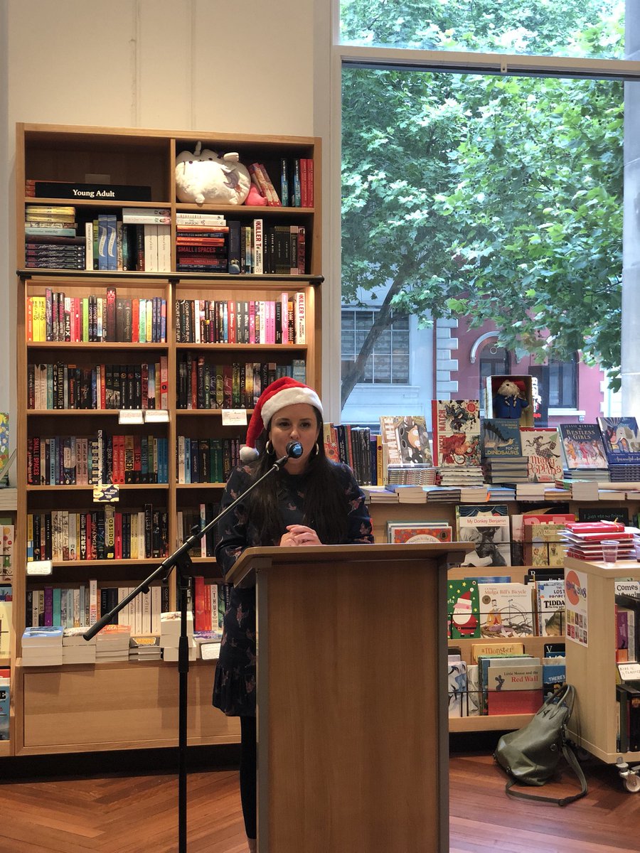 What a magestical evening launching #DearSanta with the fabulous <a href="/loveyoursister/">loveyoursister</a> team. And so special to have so many contributors in the room. Some flew here especially!! Lots of love in this place!! <a href="/ReadingsBooks/">Readings</a> <a href="/HachetteAus/">Hachette Australia Books</a>