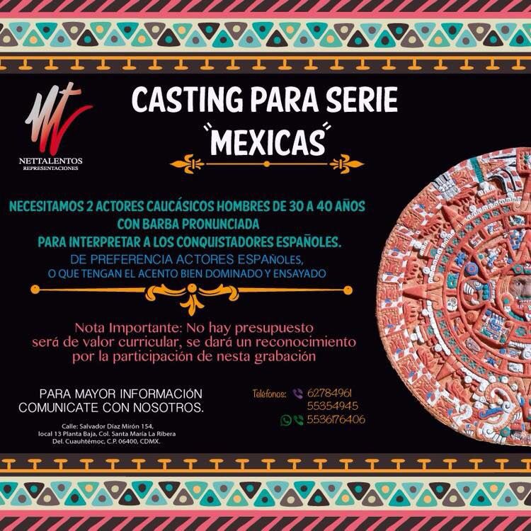 audicionesmx's tweet image. Casting para serie #audiciones