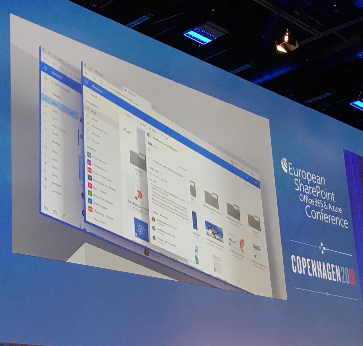 PaoloPia's tweet photo. Road to the future: #groupify #teamify #hubbify and I would add #modernify ๐ your #SharePoint sites! #ESPC18 https://t.co/prA8J3Qfjq