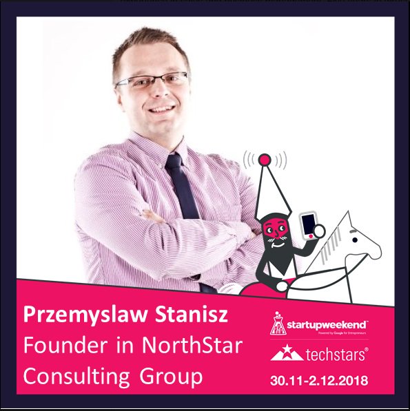 Meet Przemyslaw Simon Stanisz - a multi-tasking specialist in #directsales, optimization of #marketingstrategies and #expansion into #newmarkets. He is also a CEO and founder of North Star Consulting Group. 

Get your ticket: bit.ly/SWK_bilet

#startupweekend #Krakow