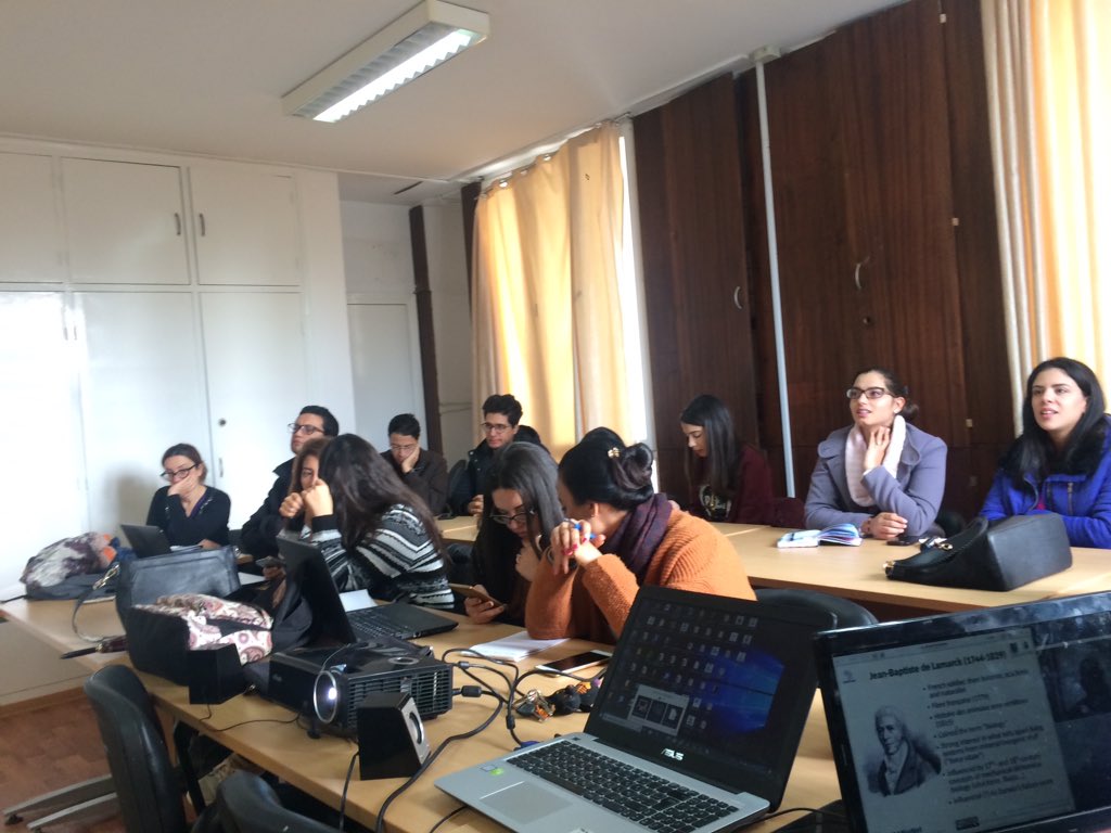 MelekChaouch's tweet photo. Runing #Module_6 #Phylogenetic #Bioinformatics course #IBT_2018 #FST_Tunis @H3ABioNet #Africa @withPaballo https://t.co/fVxbBnXAiU