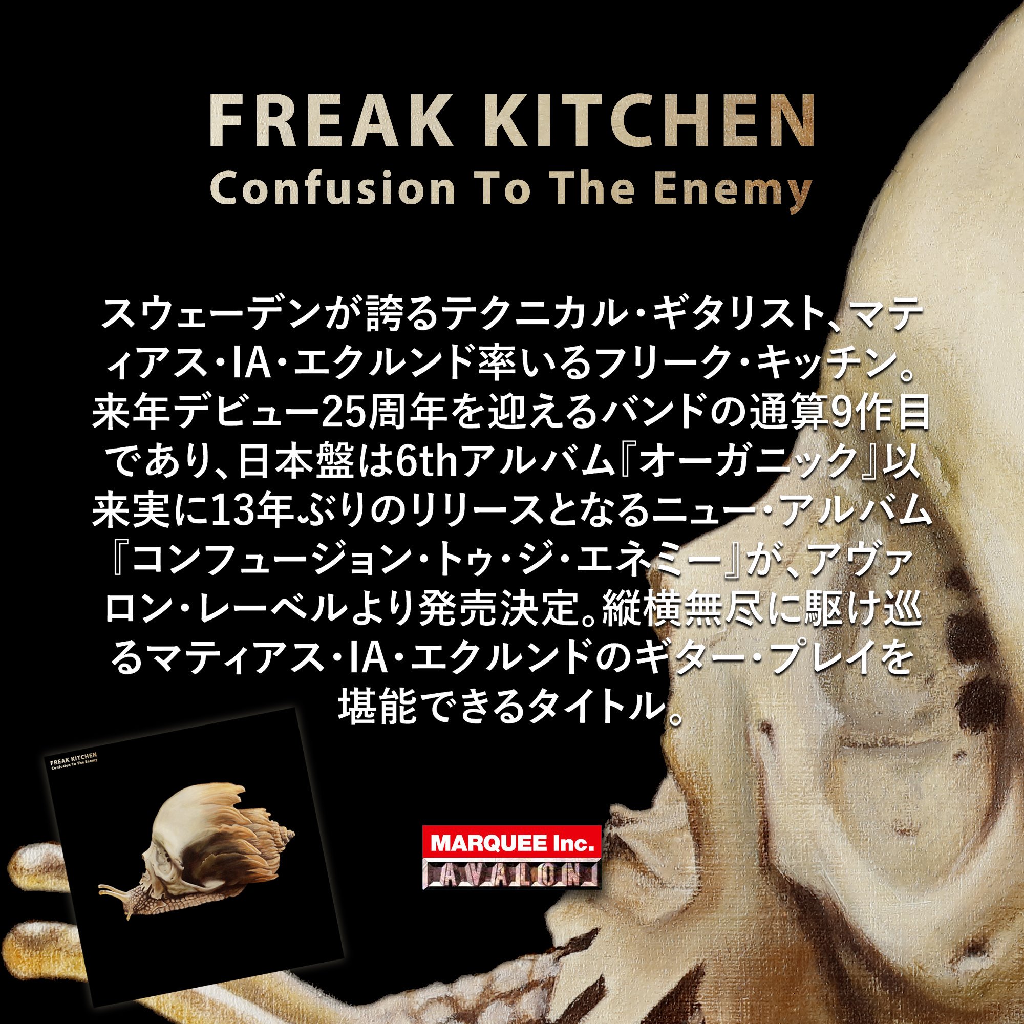 Freak Kitchen Good News For Our Japanese Freak Friends Confusion To The Enemy Will Be Released December 19th By Marquee Avalon In A Groovy Pressing T Co Ypd40hw8s9 T Co Facrjk2dyd Twitter