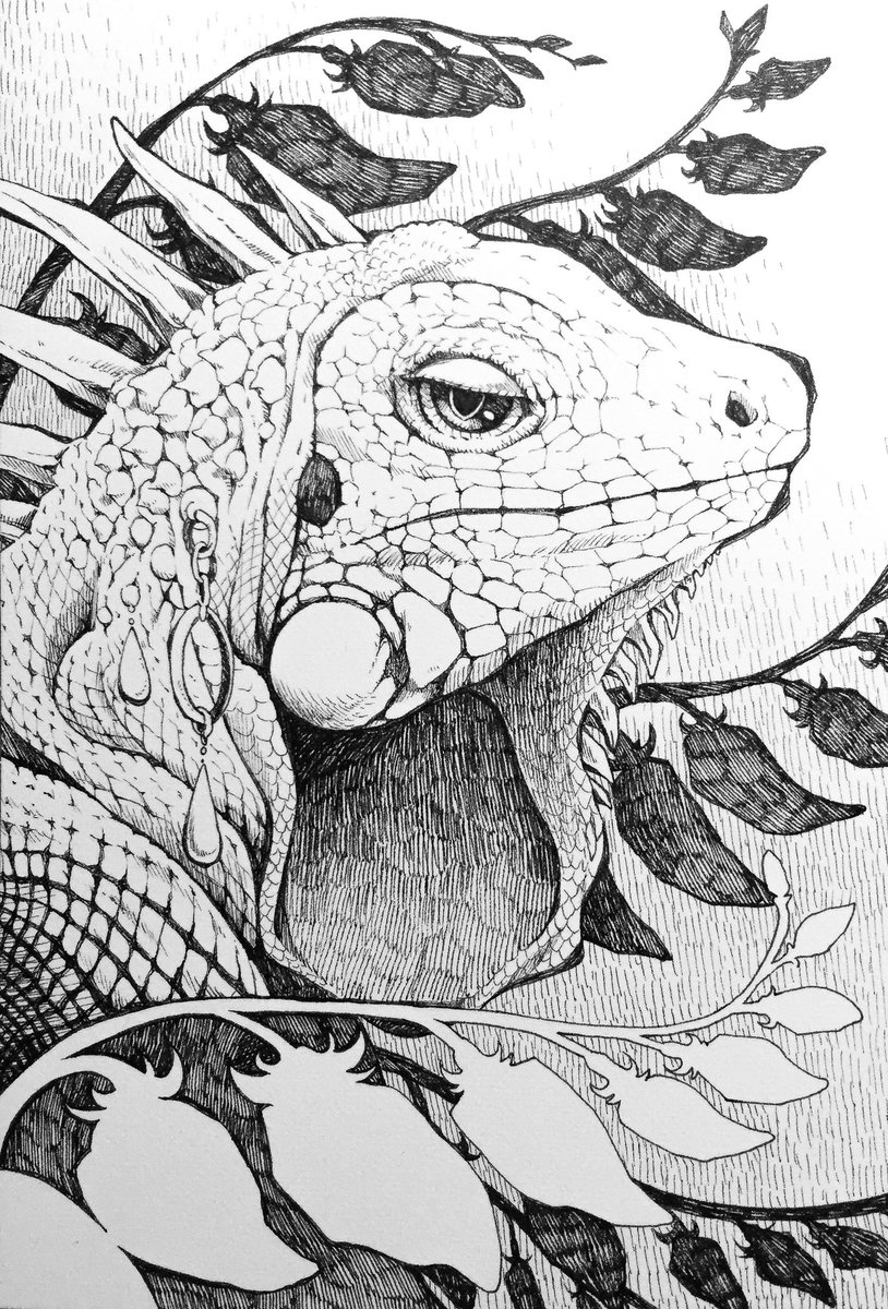 ペン画ポスカ #ふぁんずー 