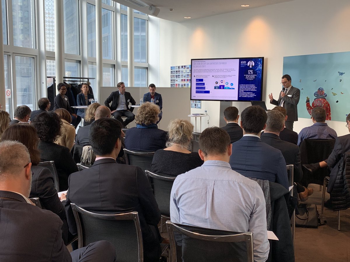JulienPavillon's tweet photo. Matinée de restitution du benchmark @KPMG_France dédié à la performance et aux enjeux de transformation des Centres de #RelationClient dans l’#Assurance auprès de 40 professionnels du secteur. https://t.co/v20So9jiv9