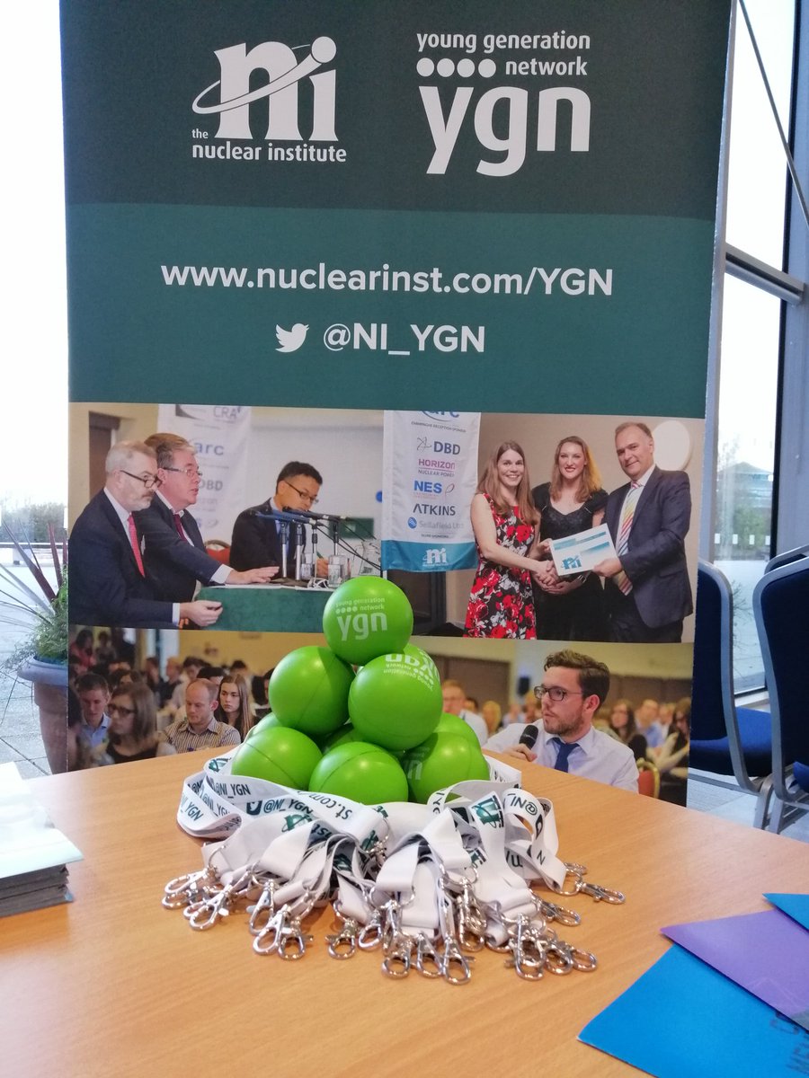NI_YGN's tweet photo. All set up for the #NuclearVisionConference hosted by @SellafieldLtd. Come and chat with me and learn how the Nuclear Institute and the #YGN can support your development as a #NuclearProfessional https://t.co/SZve9T7Nls