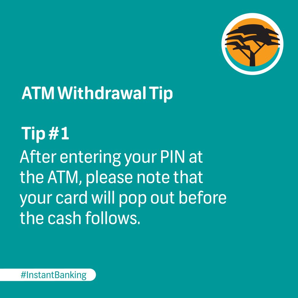 firstnatbankgh's tweet image. ATM Withdrawal Tip #1: Always remember your card will pop out before the cash follows when withdrawing cash at the ATM. #BankCardtip #InstantBanking