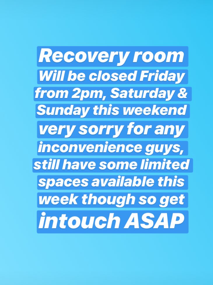 The Recovery Room (@recoveryroom12) on Twitter photo 