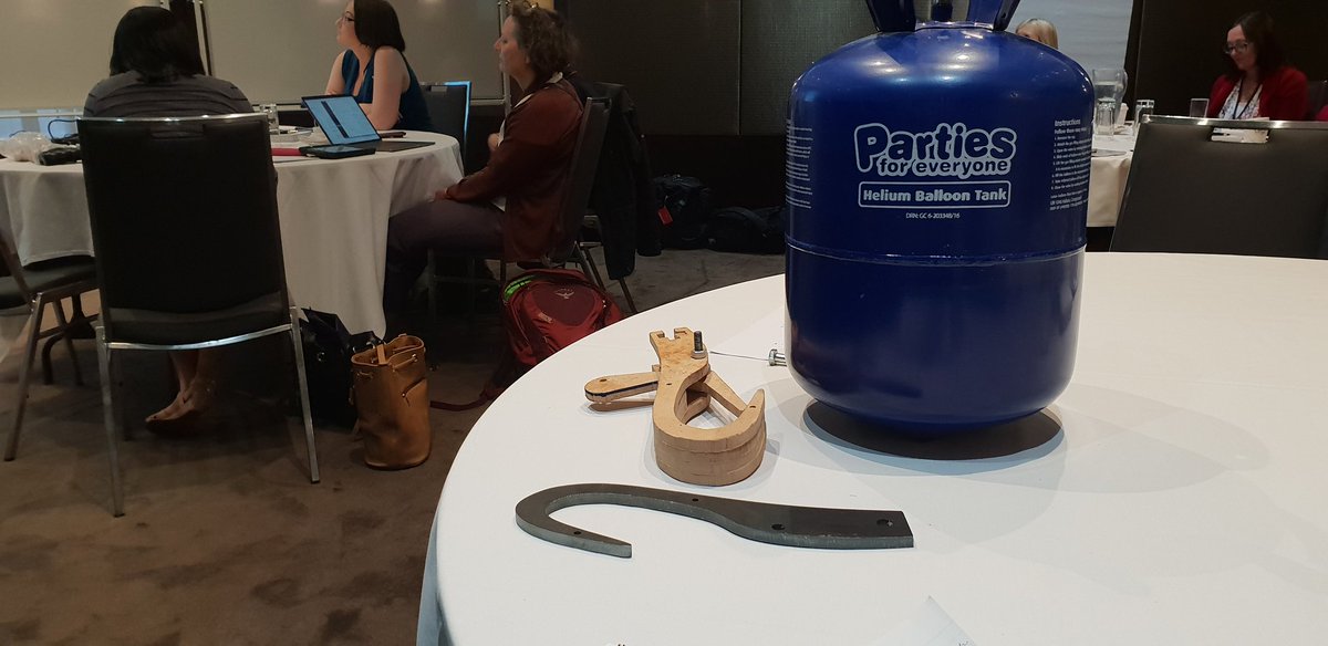 kathselbow's tweet photo. How to move gas bottle without lifting AKA i have a dream @HFESA1 #HFESA2018 https://t.co/pror4vuDxD