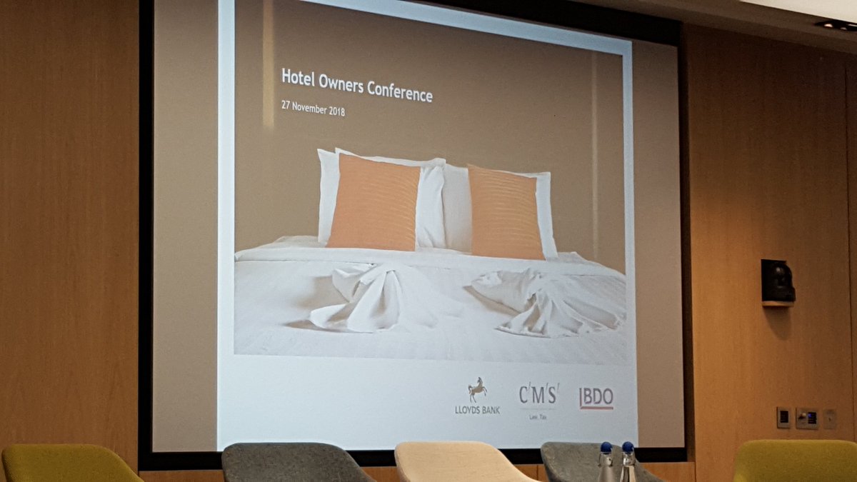 No doubt of an interesting and thought provoking morning at #cmslaw @AskLloydsBank <a href="/BDOhospitality/">BDOhospitality</a> Hotel Owners Conference