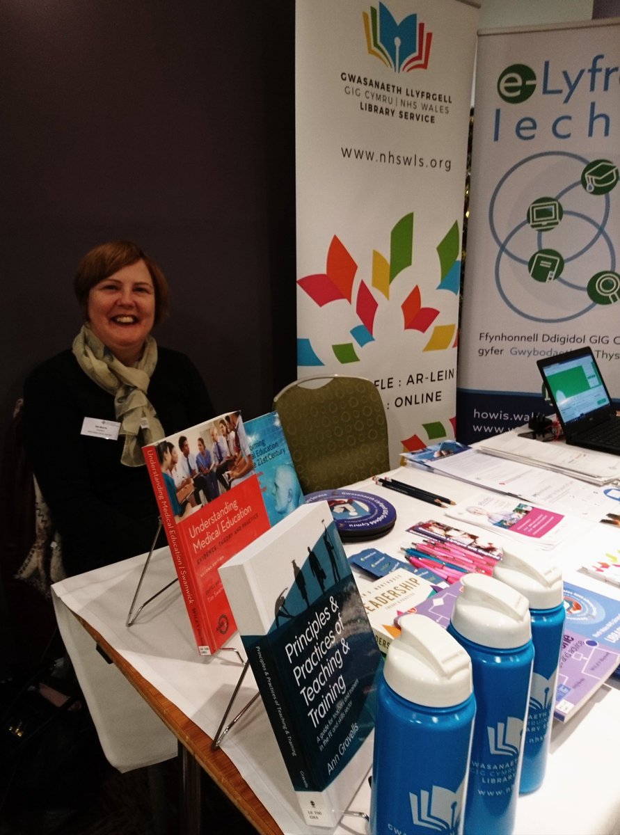 BCUHB_Libraries's tweet photo. Here we are at #STEMEPLUS in Wrexham representing @WelshHealthLib with the support of the @NHSWaleselib https://t.co/xI6XtJD12D