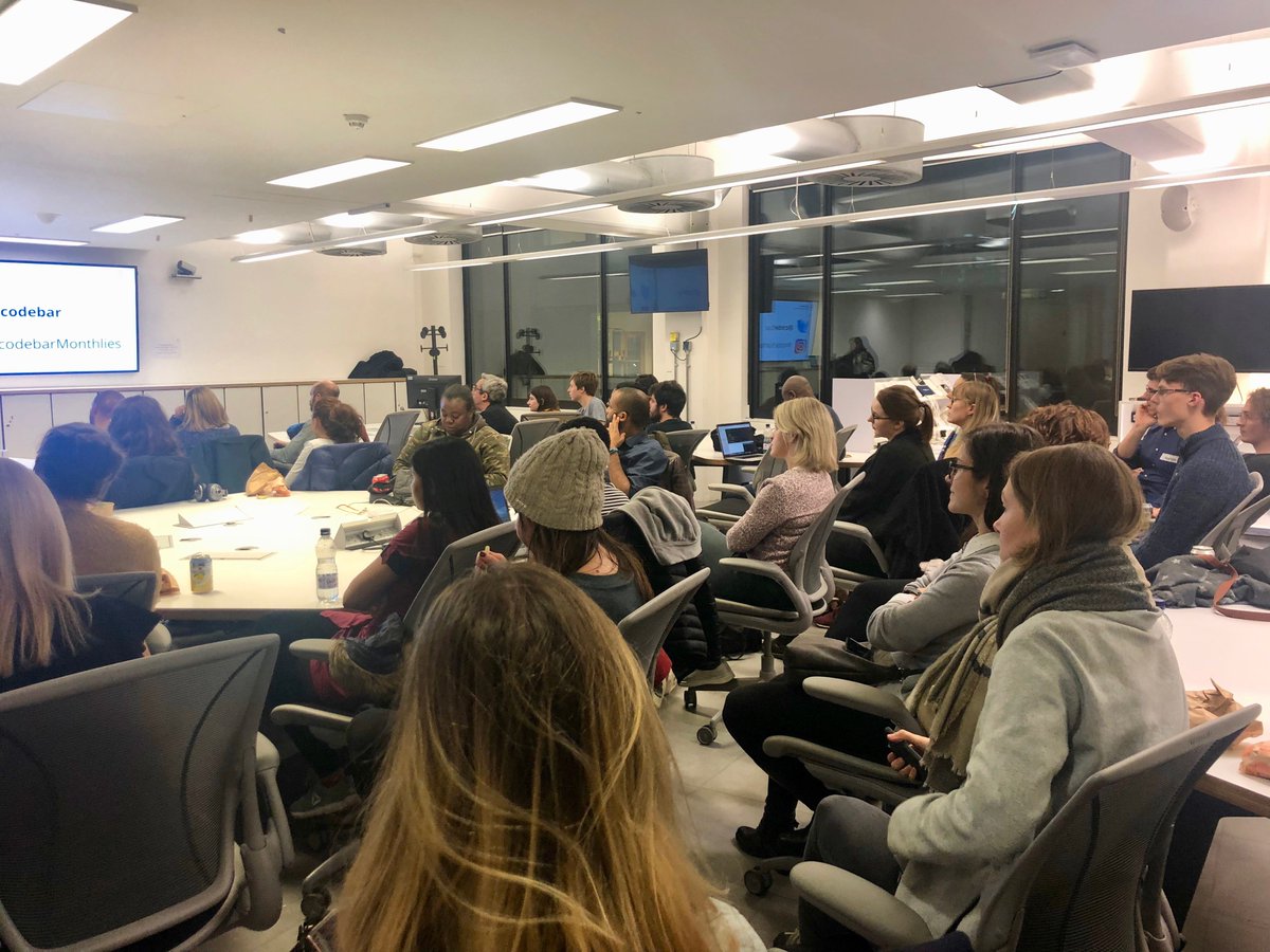 HiveDevTeam's tweet photo. Last night we hosted #codebarmonthlies. We had such a good time and it was great to see so many new developers excited about tech https://t.co/vwgHYae33r
