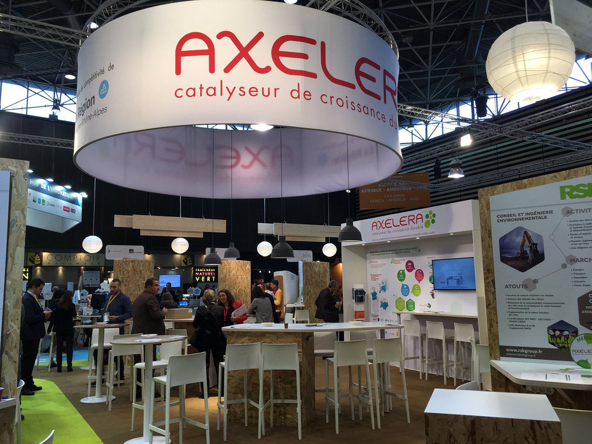 axelera_pole's tweet photo. Ouverture de @Pollutec ! Retrouvez-nous nombreux sur notre stand @axelera_pole H4 F-92 pour échanger autour des thématiques #Air #Eau #Déchets #Sols #Technologie #Innovation #Cleantech 
@auvergnerhalpes https://t.co/SOHXW1Ofv3