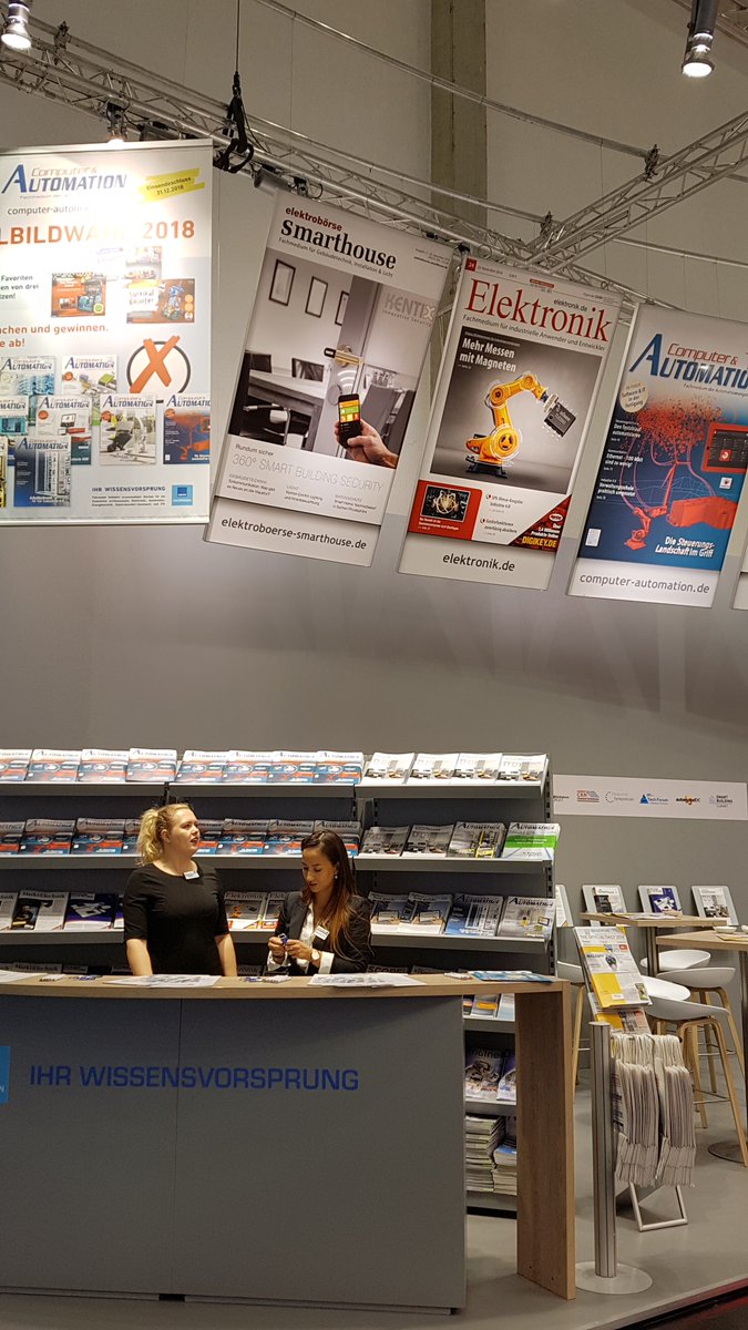 el_smarthouse's tweet photo. Viel Spaß auf der #SPS18! Auch elektrobörse smarthouse ist dabei. Besuchen Sie uns am Messestand 7A-300 @spsipcdrives https://t.co/ITpivQ1xwq
