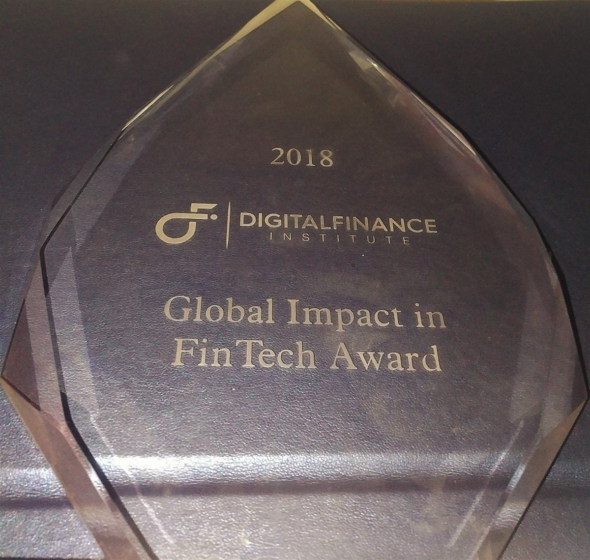 #DSS is very proud to have won the <a href="/DFInstitute/">Digital Finance HQ</a> Canadian FinTech &amp; AI Awards 2018 Global Impact in FinTech Award given to "a company or a person who creates FinTech technology that has had impact on a global scale."
#ResponsibleTech #SafetyNet #fintech #regtech  #nomoneyforterror