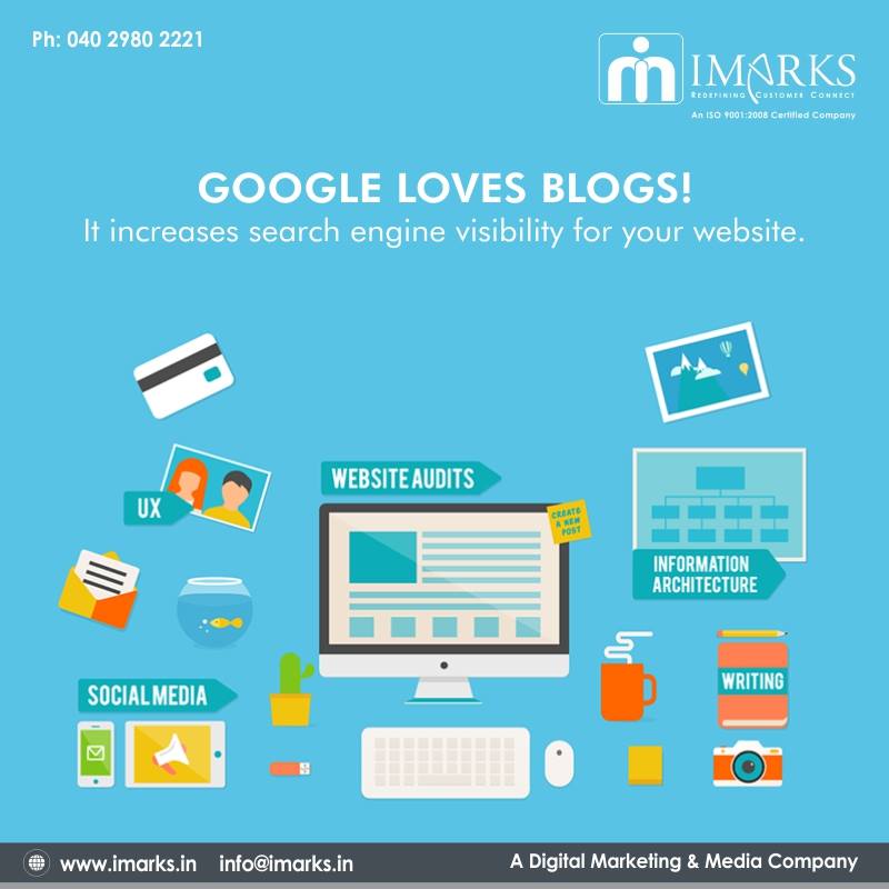 imarksglobal's tweet photo. Google  Loves Blogs!it increases search engine visibility for your website. We  are here to help you out with your business growth.
 Visit: https://t.co/yN63GjwaPg
 Contact: 040-29802221
 #DigitalMarketing #OnlineMarketing #MediaMarketing #IMarksDigitalMarketing https://t.co/65GHJq5sZO
