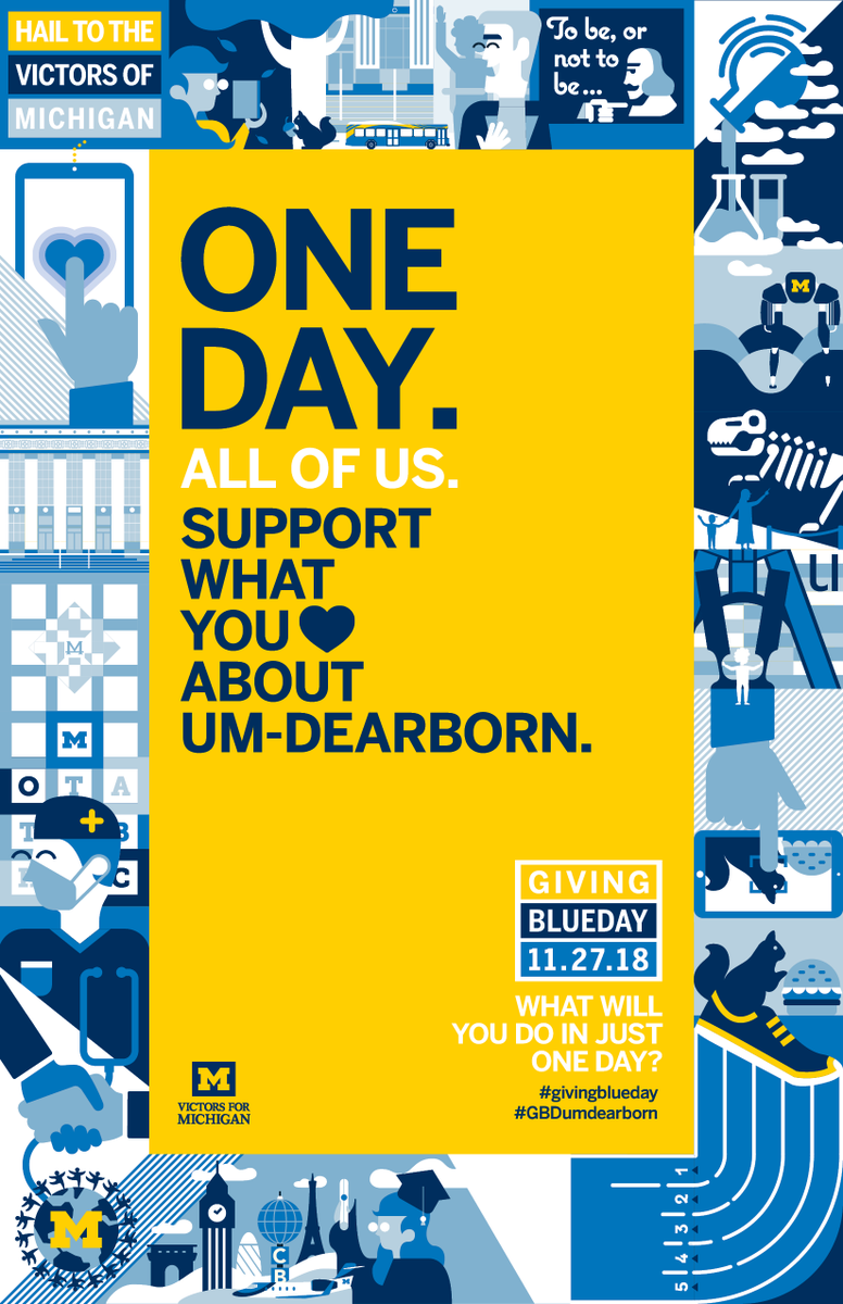 #GivingBlueday is finally here! Celebrate and support U-M Dearborn Formula SAE Combustion team! Your donations will definitely make a difference to the team. Here is our online giving link:
giving.umich.edu/give/303694
Every gift matters! #goblue #cometogether #umdearborn #fsae