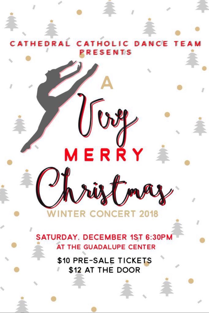 everyone come out and support ccdt this saturday for their winter concert! you can buy tickets with this link! 🎅🏻🎄☃️❄️ cathedralcatholic.org/athletics/danc…