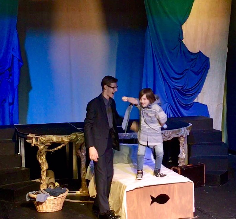 GenesisTheatre_'s tweet photo. Is sure is fun seeing a veteran of the Genesis stage share a scene with a new-to-Genesis student! #totespresh
Grab your tickets to “Big Fish” opening this Friday and running two weekends!
#bringtissues https://t.co/BXI0pKiSmL