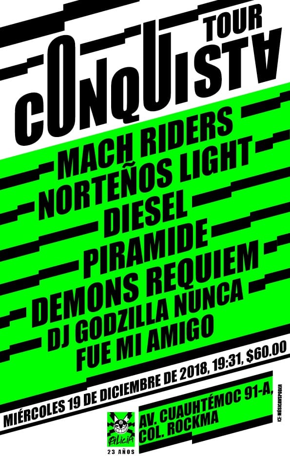 machridersmx's tweet photo. FAMILIA BONITA!
LOS INVITAMOS A NUESTRO CIERRE DE TOUR EN Multiforo Cultural Alicia.
ESTAREMOS REGALANDO NUESTRO NUEVO SENCILLO NAVIDEÑO A TODOS.
#juntosHacemosLaEscena
#MachRiders
#TodosSomosMachRiders
#LaPastillitaAzulDelRockAndRoll
#ConquistaTour
#GodzillaNuncaFueMiAmigo https://t.co/HtmfU8bg1O