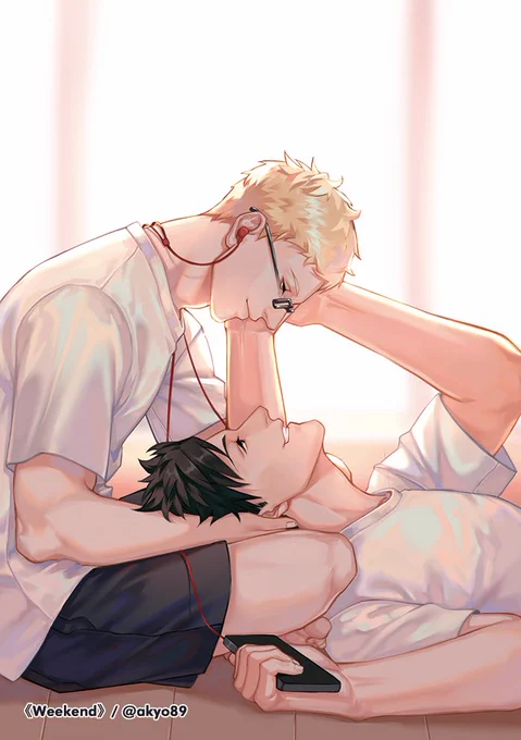 推特也发一下吧做个记录?comicup23 day2直参
#ハイキュー 
#クロ月 #黒尾鉄朗 #月島蛍 #comicup23 
