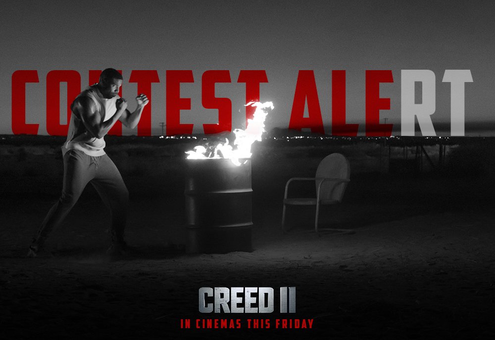moviesnowtv's tweet image. Are you ready to be a part of the Creed-Drago legacy???
Participate in the contest &amp;amp; stand a chance to win movie tickets while few lucky winners will also get a chance to watch the #ExclusiveScreening! #Creed2OnMN