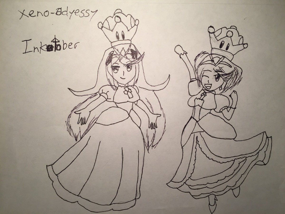 XenoJaed's tweet photo. Art-blog dump #2
#XenobladeChronicles2 #Pyra #Mythra #SuperCrown #Bowsette #Peachser
https://t.co/dMYF0vBtnv https://t.co/Wy8h6m9kmJ