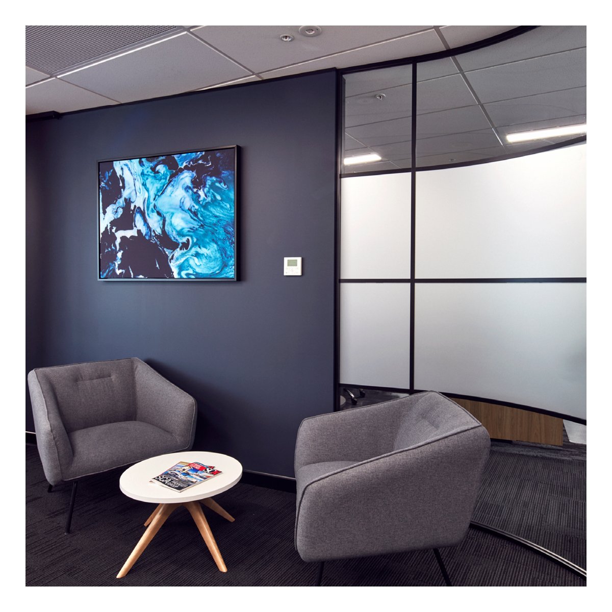 Sheldon_CI's tweet image. A number of completed projects to share - coming soon!! Sneak peek of this one in Rhodes. 
#officefitout #officedesign #completedprojects #designandconstruct