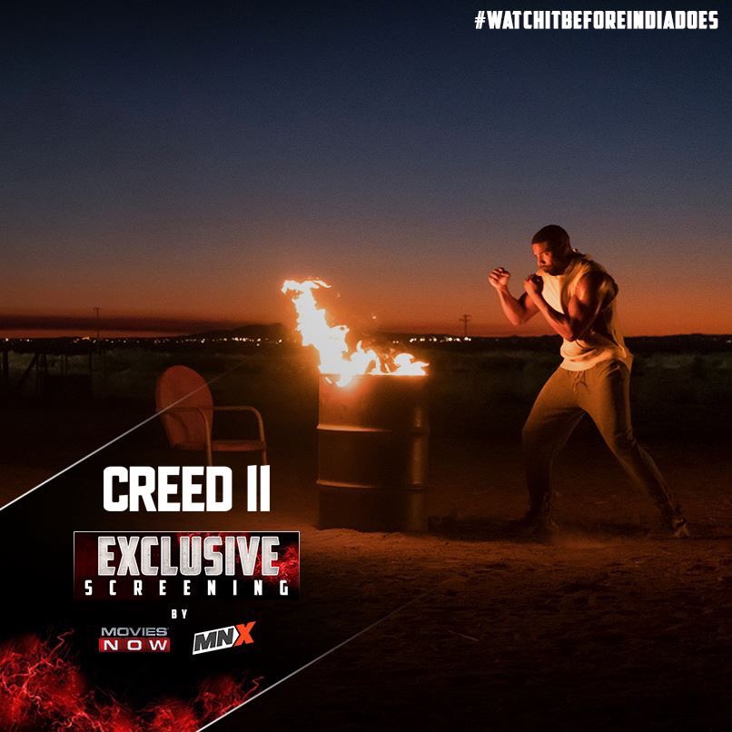moviesnowtv's tweet image. Power. Purpose. Precision.
Witness the action-packed journey of Adonis Creed in cinemas this Friday &amp;amp; #StayTuned for highlights from our #ExclusiveScreening! #WatchItBeforeIndiaDoes #Creed2OnMN