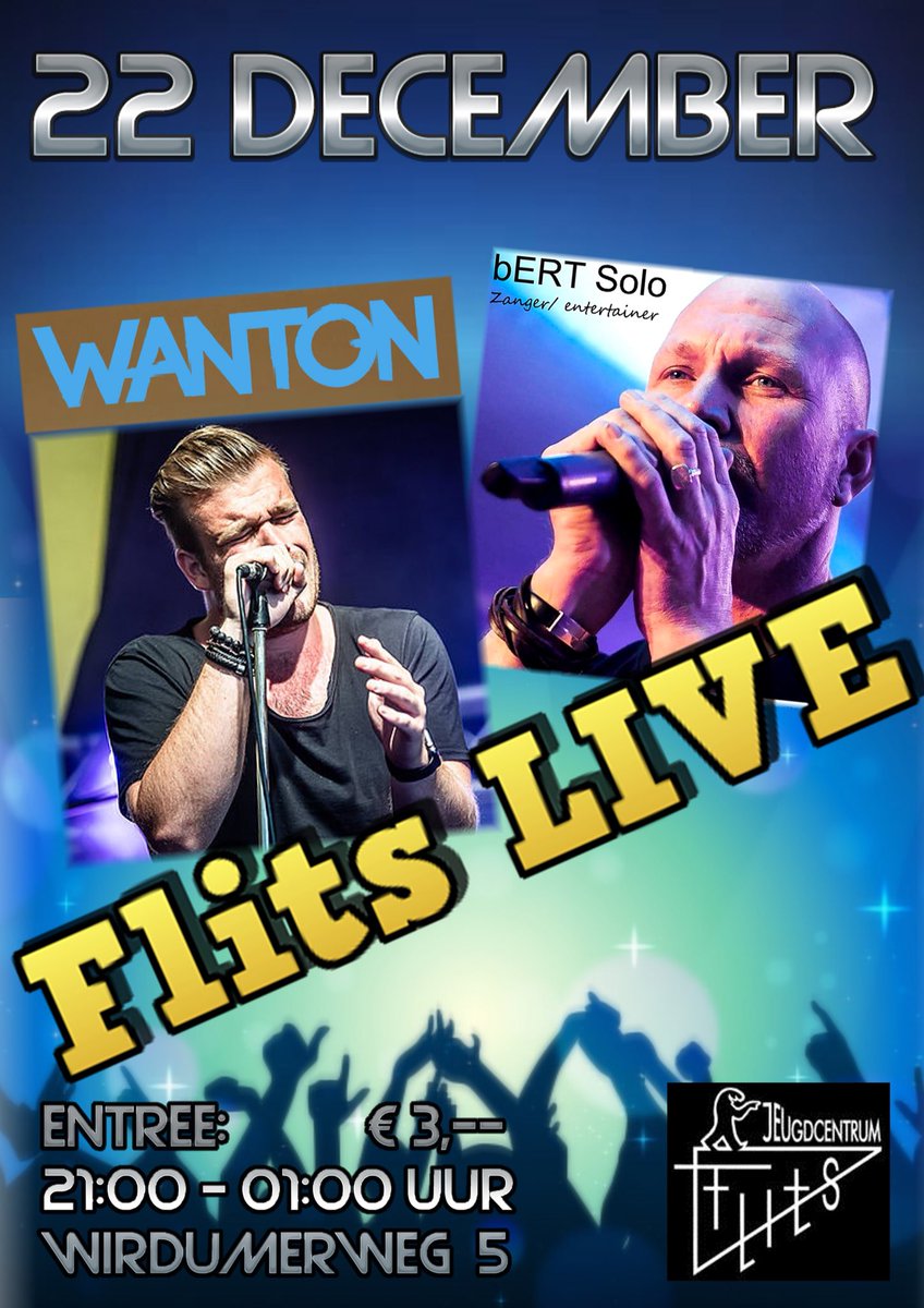 JeugdsoosFlits's tweet photo. Live muziek in Loppersum. 22 december @bERTsolo @WimBeukema #wanton https://t.co/K0dg8G9jHA
