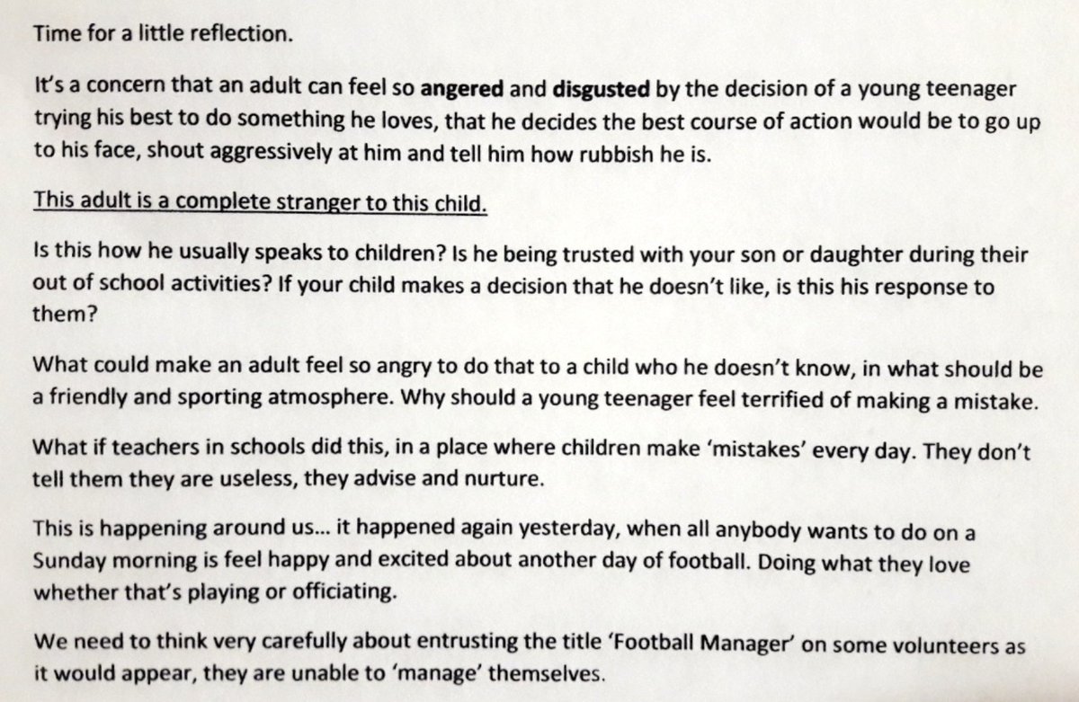 JnrLancs's tweet photo. Welfare Officers is this a 'manager' at your #cljfl club? Sadly for 1 of you...yes it is. 
The excuse for this behaviour must be riveting to hear 🤐 #REFspect #DXTL #SaveOurSundayNights https://t.co/A96A1d0OdI
