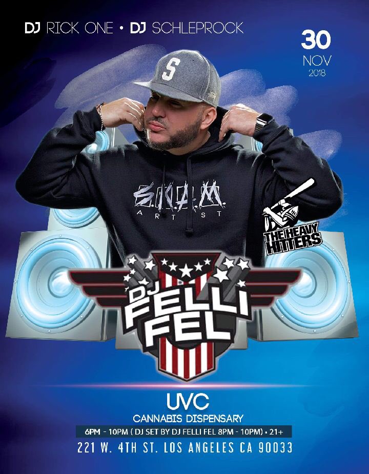 DJFelliFel's tweet image. See y’all this Friday! @UVCWellness