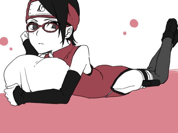 Sarada Uchiha na Twitterze.