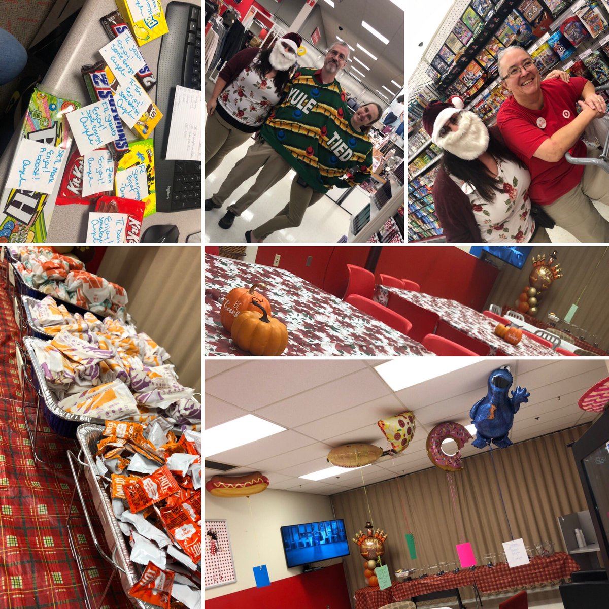 AngT_DiPierro's tweet photo. When you finally sit back and recap the crazy week! Lots of sugar for energy, floating menus to keep belly’s full and of course laughter. Lots and lots of laughter! #BF2018 #T0963 #wesurvived https://t.co/HY47P02vOT