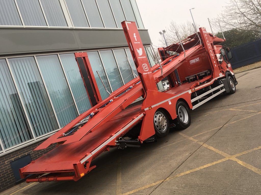 TonyBiddlestone's tweet photo. The very first #SCANIA chassis for #rugby & #poole based @CharlesTrentLtd. Itโs the first many #nextgenscania for the company with #transporterengineering body work. The truck have been supplied with 7 year R&M contracts. Big thanks to Laurance & Kevin for the business https://t.co/brBcOTGOYr