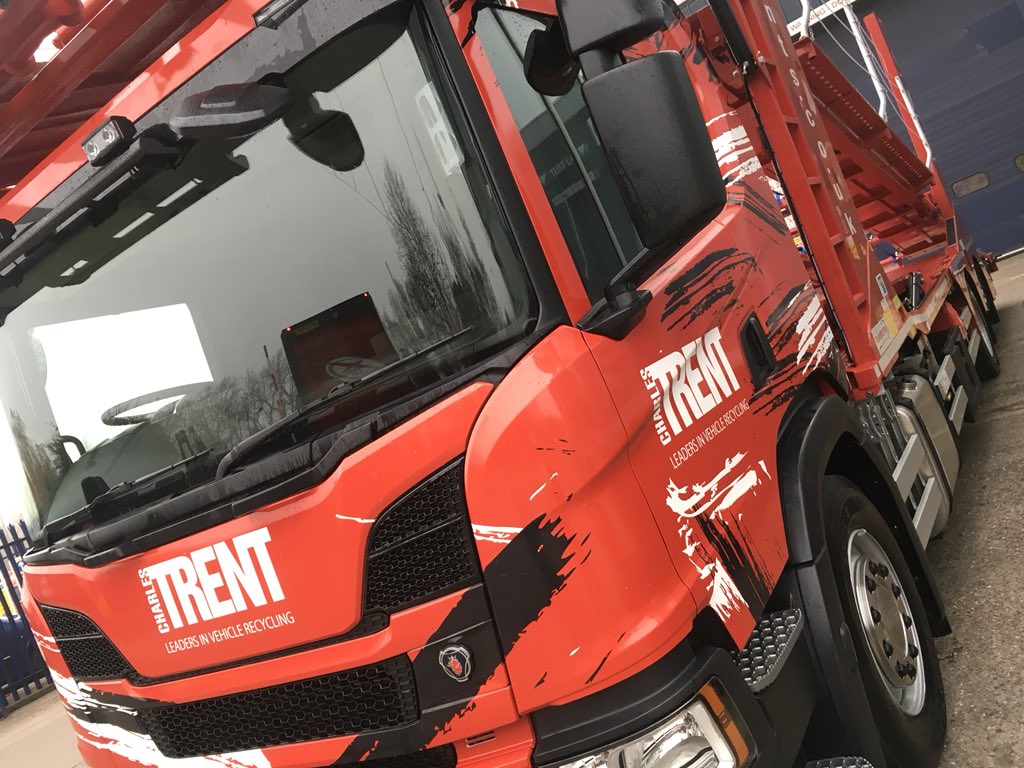 TonyBiddlestone's tweet photo. The very first #SCANIA chassis for #rugby & #poole based @CharlesTrentLtd. Itโs the first many #nextgenscania for the company with #transporterengineering body work. The truck have been supplied with 7 year R&M contracts. Big thanks to Laurance & Kevin for the business https://t.co/brBcOTGOYr