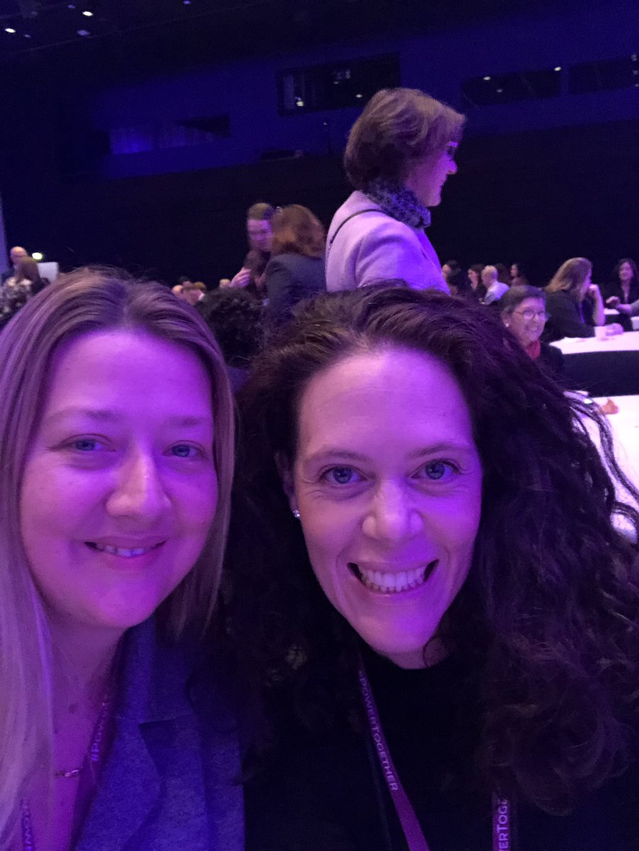 ThisisPipWhite's tweet photo. @WomenLeadersGF is about to get started! Already made an amazing new friend and colleague @loyahila we are both excited to learn from an amazing and inspiring week! #PowerTogether #WomenLeadersIceland https://t.co/sm6FfzCxTb